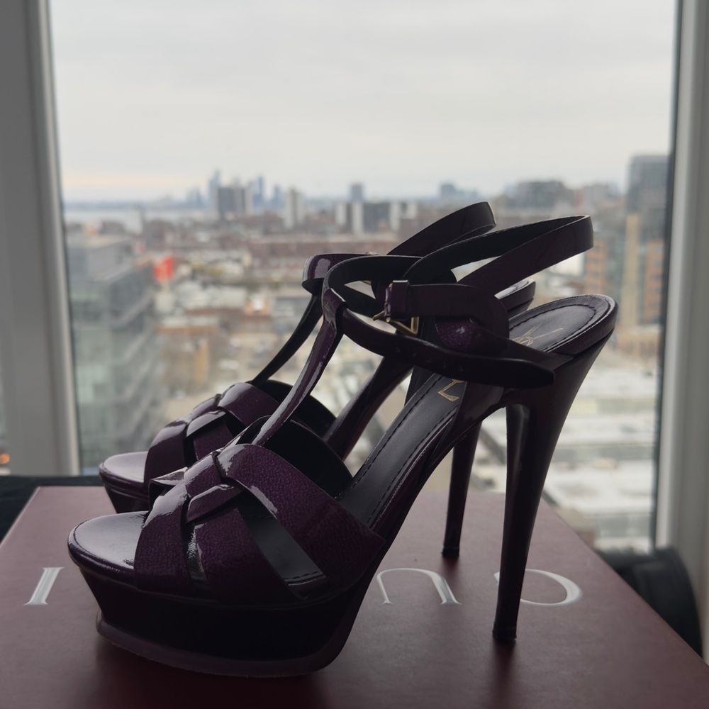 YSL Tribute Sandals Size 38 - Picture 3 of 12